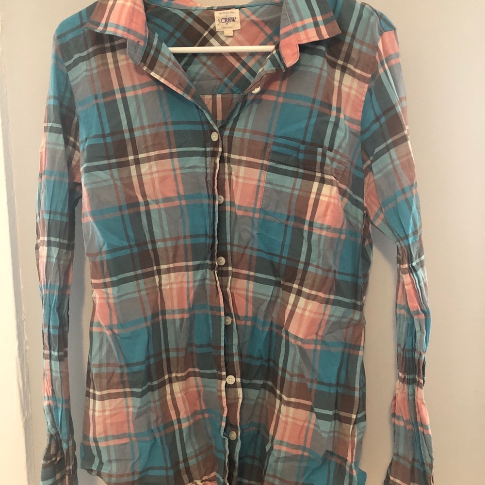 J.Crew Plaid Button Down Shirt